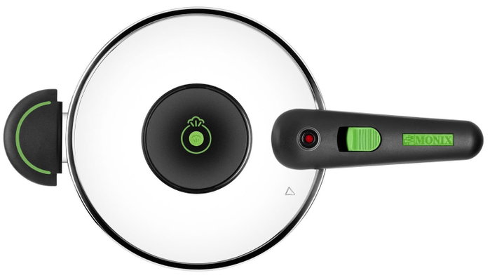 Monix Olla a Presión M911002 de 6L Apta para Inducción